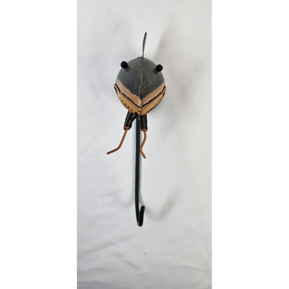 Whimsical Shark Wall Hook Metal Coat Hat Towel Hook Nautical Beach Decor 10